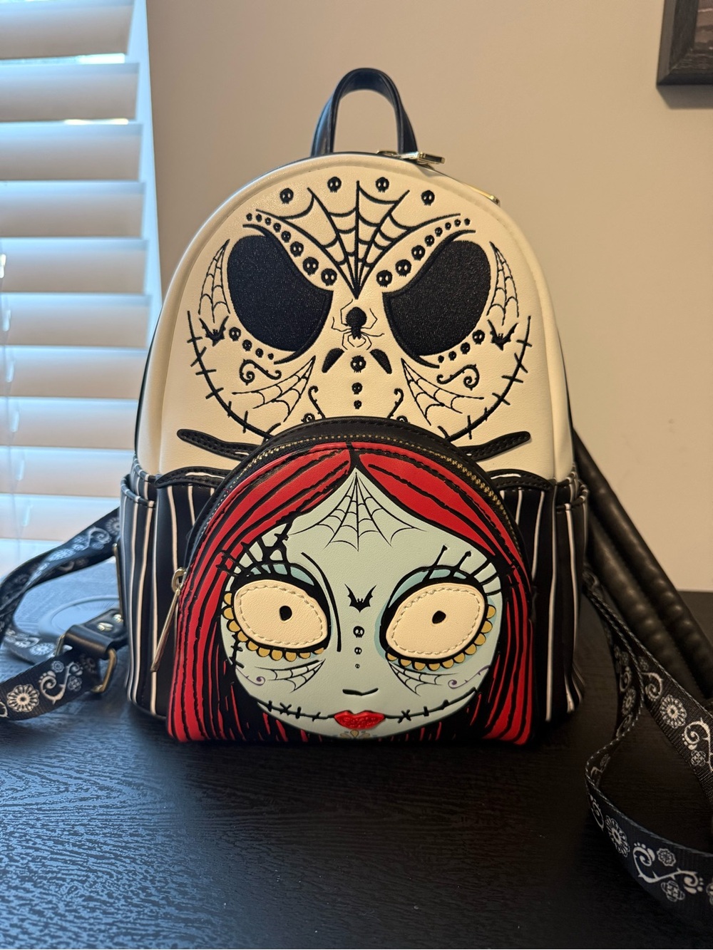 Jack & Sally Sugar Skull Loungefly